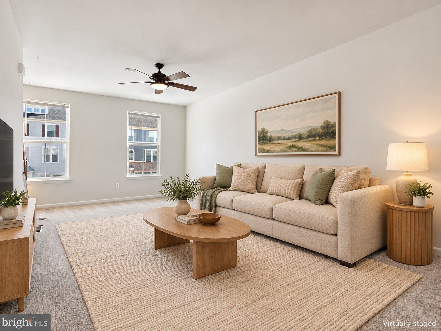 Living room · Window view